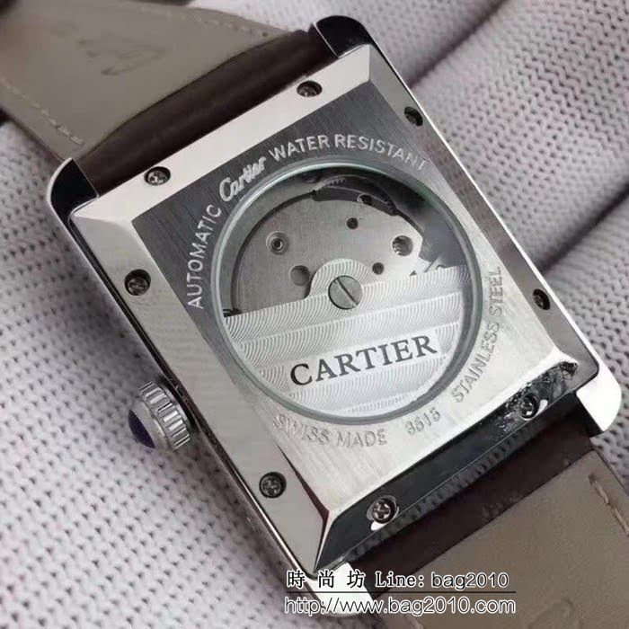 CARTIER卡地亞 坦克 經典機械情侶腕表 WSS2239